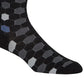 Cole Haan Men's Geometric Dress Crew Socks Black Size 7-12