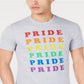 INC International Concepts Men's Rainbow Pride Graphic T-Shirt Gray Size XXX-Large