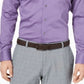 Alfani Men's Big & Tall Bedford Cord Dress Shirt Purple Size LT