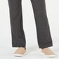 Style & Co Women's Tummy Control Bootcut Yoga Pants Gray Size Petite