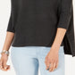 Style & Co Women's Pullover Hoodie Black Size Petite S