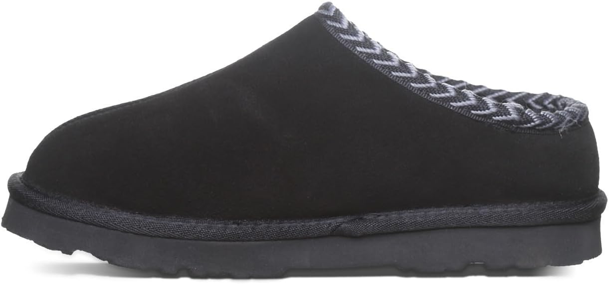 BEARPAW Women's Tabitha Slipper Women's Slipper Black Suede