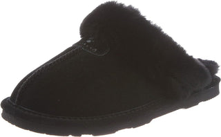 BEARPAW Women's Loki Black Women's Slippers Comfortable & Light-Weight Size 8