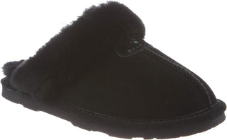 BEARPAW Women's Loki Black Women's Slippers Comfortable & Light-Weight Size 8