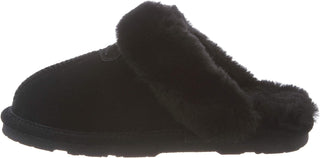 BEARPAW Women's Loki Black Women's Slippers Comfortable & Light-Weight Size 8