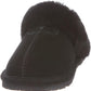 BEARPAW Women's Loki Black Women's Slippers Comfortable & Light-Weight Size 8