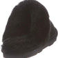 BEARPAW Women's Loki Black Women's Slippers Comfortable & Light-Weight Size 8