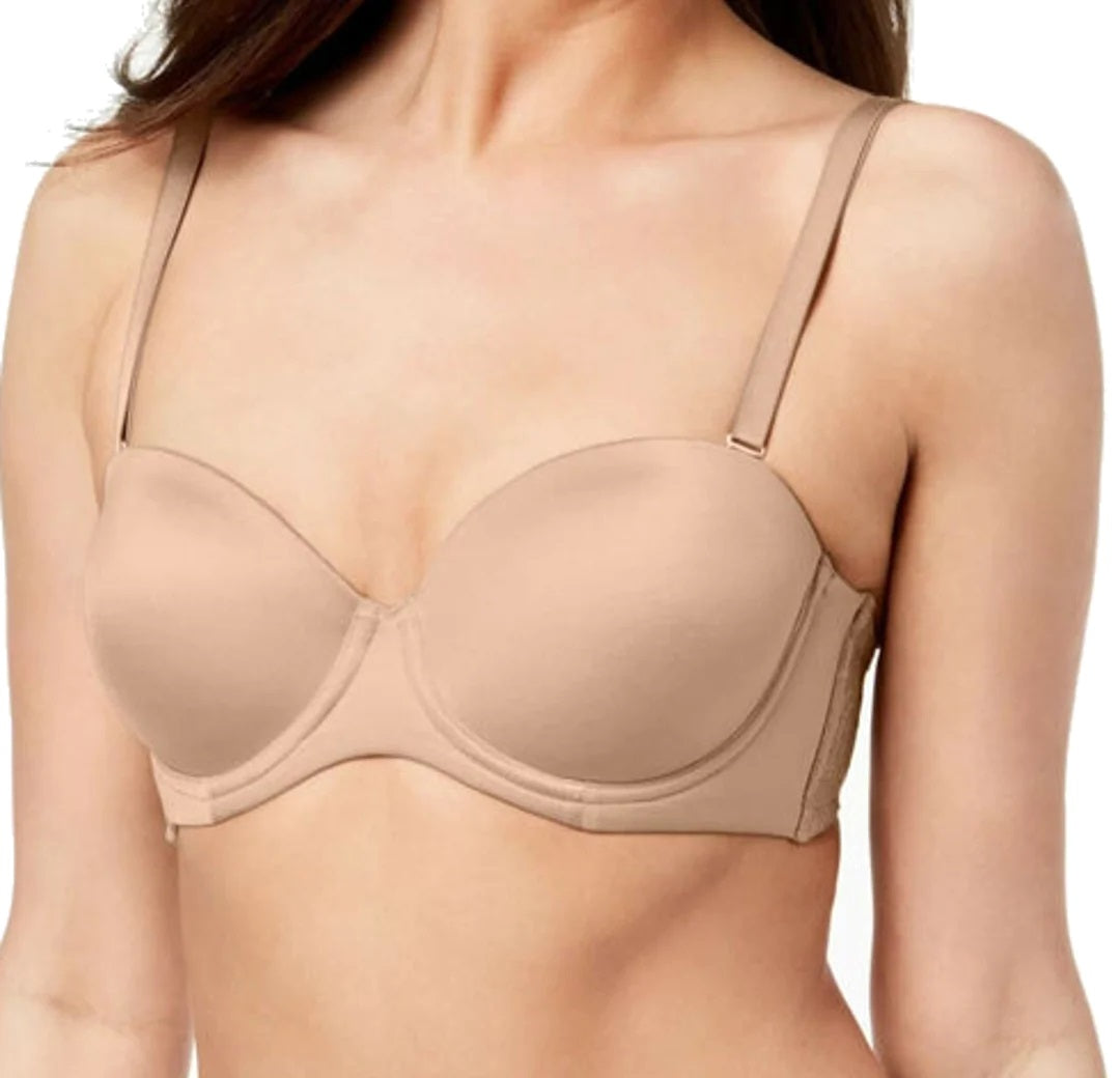 INC International Concepts Women's Multi-Way Strapless Bra Beige Size 38 DD