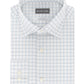Michael Kors Men's Classic/Regular-Fit Non-Iron Airsoft Performance Stretch Check Dress Shirt Blue Size 32-33