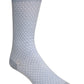 Cole Haan Men's Dog Bone Texture Crew Socks Blue Size One
