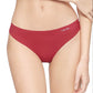 Calvin Klein Women's Invisibles Thong Underwear Red Size XS