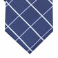 Club Room Men's Inwood Grid Silk Blend Pattern Neck Tie Blue One Size
