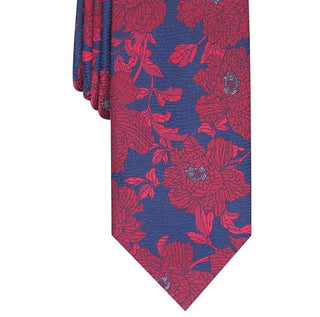 Bar III Men's River Silk Blend Business Neck Tie Red Size Regular