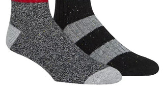 Tommy Hilfiger Men's 2 Pk Striped Boot Socks Gray Size 7-12