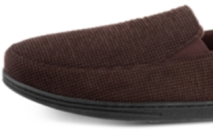 Isotoner Signature Men's Luke Corduroy Moccasins Shoes Brown Size L