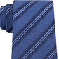 Kenneth Cole Reaction Men's Silk Professional Neck Tie Navy Striped Size Regular