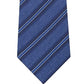 Kenneth Cole Reaction Men's Silk Professional Neck Tie Navy Striped Size Regular