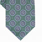 Tasso Elba Men's Medallion Classic Neck Tie Green One Size