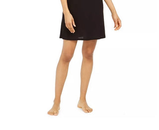 Charter Club Women's Lace Sleeve Nightgown Black Size Medium