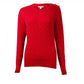 Charter Club Women's Ribbed Patterned Long Sleeve Crew Neck Sweater Red  Size PL