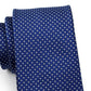 Nautica Men's Neck Tie Manzanita Check Grid Skinny Slim Silk Blue Size Regular