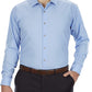 Kenneth Cole Men's Big & Tall Classic-Fit Dress Shirt Blue Size 19x35-36