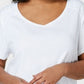 Karen Scott Women's Cotton Crochet-Trim T-Shirt White Size Medium