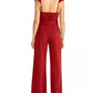 Rachel Roy Women's Iona Jumpsuit Red Size XX-Large