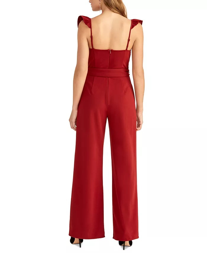 Rachel Roy Women's Iona Jumpsuit Red Size XX-Large