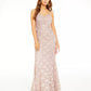 BCX Juniors' Glitter & Lace Gown Brown Size 5