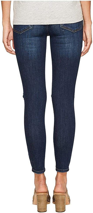 Free People Women's High Waist Ankle Skinny Jeans Blue Blue Size 28