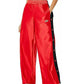 Nike Women's Tech Fitness Track Pants Red Size Small