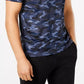 Id Ideology Men's Camo-Print T-Shirt Blue Size Small