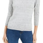 Maison Jules Women's Flecked Sweater Grey Size Large