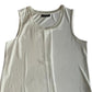Alfani Women's Knit Solid Overlay Sleeveless Top White Size Large