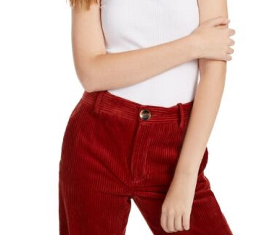 Planet Gold Juniors' Lace-Trim Ribbed Tank Top White Size Small