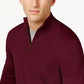 Clubroom Men's Maroon Long Sleeve Quarter-Zip Pullover Sweater Red Plum Size XX-Large
