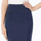 Alfani Women's Ponte Pencil Skirt Black Size 12