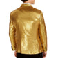 INC International Concepts Men's Big & Tall Sequined Tuxedo One-Button Coat Gold Size -2XB