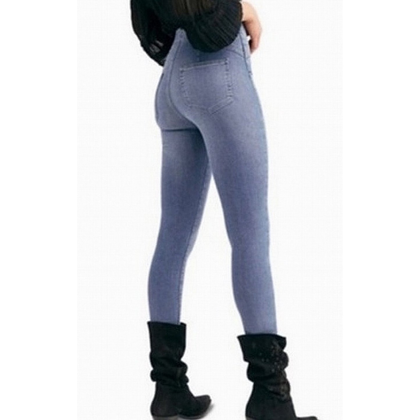 Free People Women's Feel Alright Skinny Jeans Blue Size 28