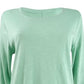 Style & Co Women's Scoop-Neck T-Shirt Mint Haze Size Small