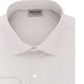 Kenneth Cole Reaction Men's  Stretch Performance Stripe French Cuff Dress Shirt Beige Size 16.5x36-37
