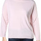 Karen Scott Women's Turtleneck Sweater Pink Size XX-Large