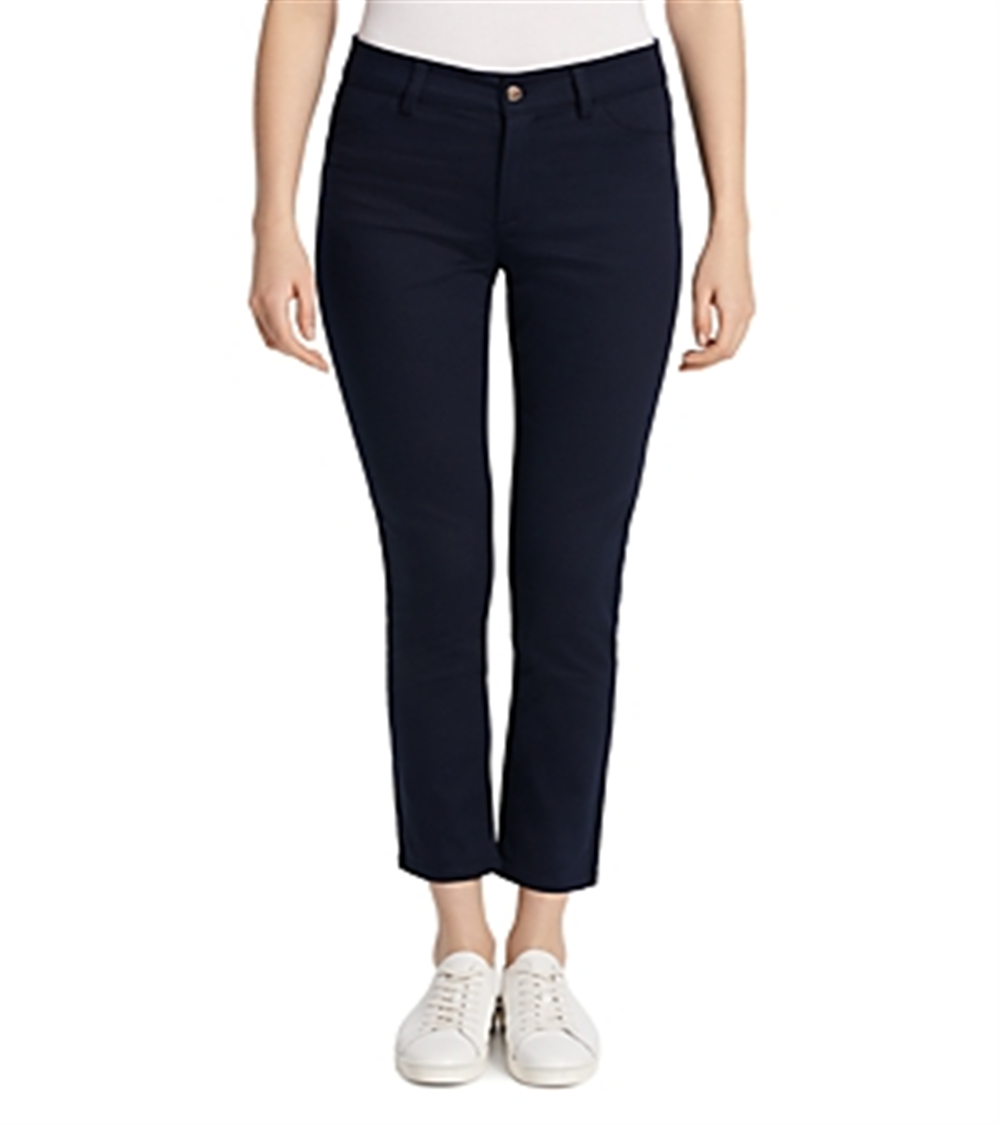 Calvin Klein Women's Zippered Straight Leg Pants Black Size 4