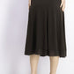 JM Collection Women's Petite Mesh-Hem A-Line Skirt Espresso brown Size SM