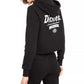 Dickies Women's Cropped Cotton Logo Hoodie Black Size X-Small