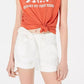 Love Tribe Juniors' Rodeo Knot-Front Graphic Tank Top Orange Size Large