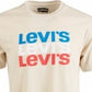 Levi's Men's Stacked Logo T-Shirt Beige Size XX-Large