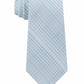 Calvin Klein Mens Hi-Ridge Silk Slim Neck Tie Blue One Size
