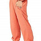 Free People Women's Long Sleeve Jewel Neck Top Orange Size X-Small